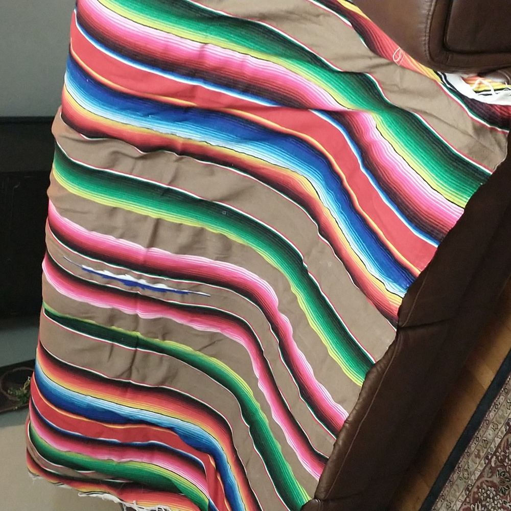 Mexican serape Saltillo blanket